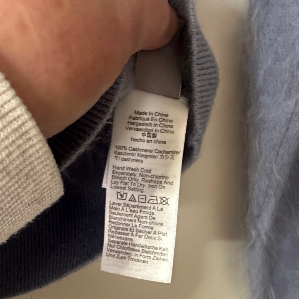 J. Crew Brushed Cashmere V-Neck Sweater - Picture 8 of 9